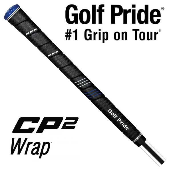 Golf Pride CP2 Wrap Standard Grip - Black/Blue