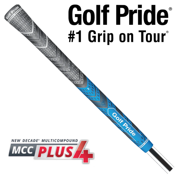 Golf Pride MCC Plus4 Standard Grip - Black/Blue