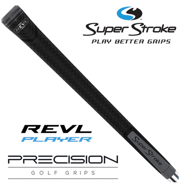 SuperStroke REVL Player .60R Standard Grip – Grey/Black