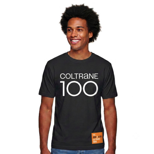 "Coltrane 100" Men's / Unisex Classic Fit Black T-Shirt, Choose Your Size