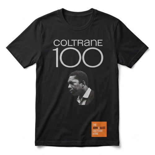 "Coltrane 100" Men's / Unisex Classic Fit Black T-Shirt, Choose Your Size