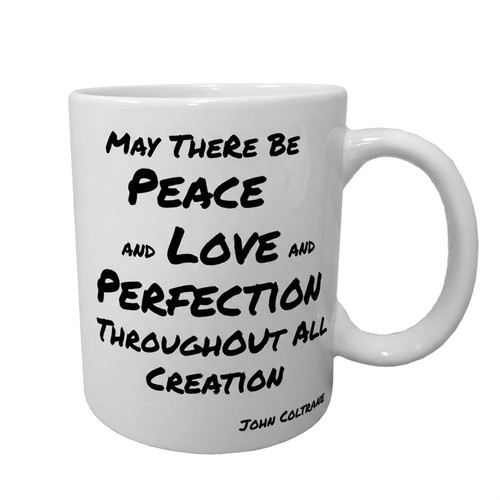 Peace, Love, Perfection, Ceramic Coffee Mug, 11 Oz.