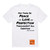 "Peace, Love, Perfection" Men's / Unisex Classic Fit White T-Shirt, Choose Your Size