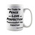 Peace, Love, Perfection, Ceramic Coffee Mug, 15 Oz.