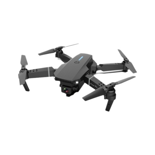 E88 PRO Aircraft Drone with Dual 4K HD Camera Smart OLED Display Flip Design Includes Remote Control Foldable Plastic Material