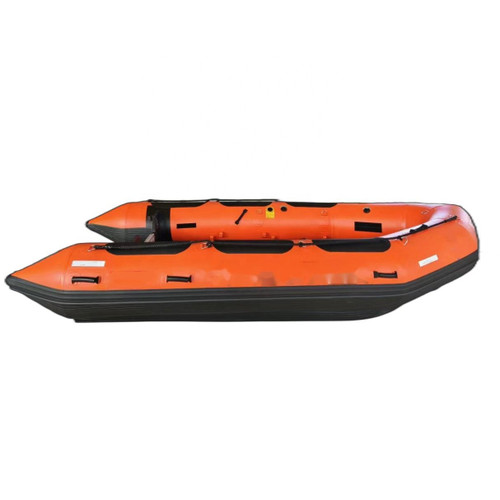 Havospark HW-R01 1 Person Inflatable Kayak Fishing Boat with LDPE/HDPE Hull Black Color Drifting Ready