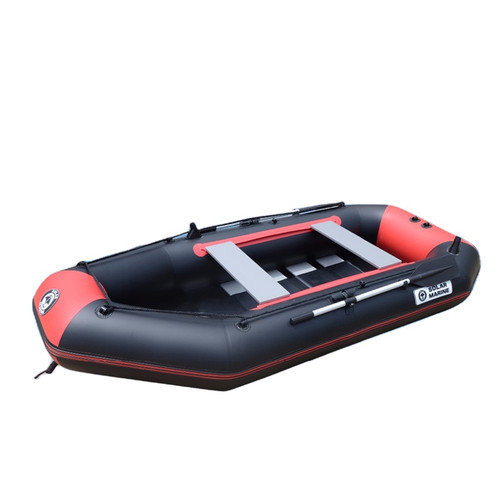 Solarmarine 3.3 M 5 Person Inflatable Boat PVC Fishing Ship Rowing Dinghy Kayak Canoe Hovercraft Raft Plywood Floor Surfing