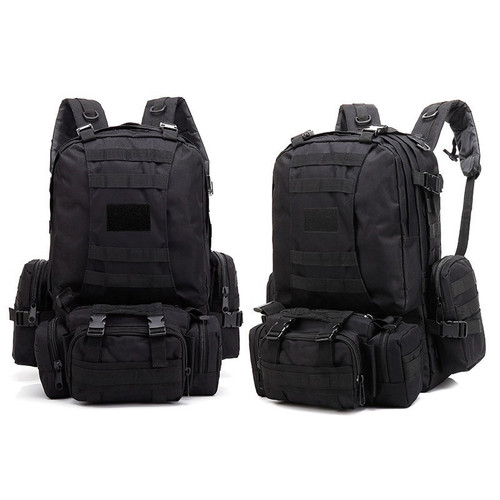 Camouflage Tactical Bag Combination Heavy Climbing Bag Large Capacity Outdoor Hiking Fitness Backpack