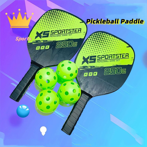 Pickleball Paddle, Outdoor Training Sports, Children's And Adult Board Pick Tennis Racket Set, Ultra Light Sports Accessories‌