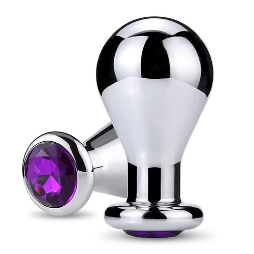Runyu Large Anal Plug Metal Lighting Modeling Stainless Steel Butt Plug Women Men Anal Expansion Dildo Couple Adule Toy Trainer