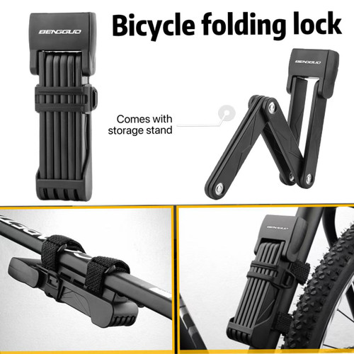 Bicycle Foldable Lock High Bike Folding Lock Anti-Theft MTB Road Cycling Lock for Motorcycle Scooter E-Bike
