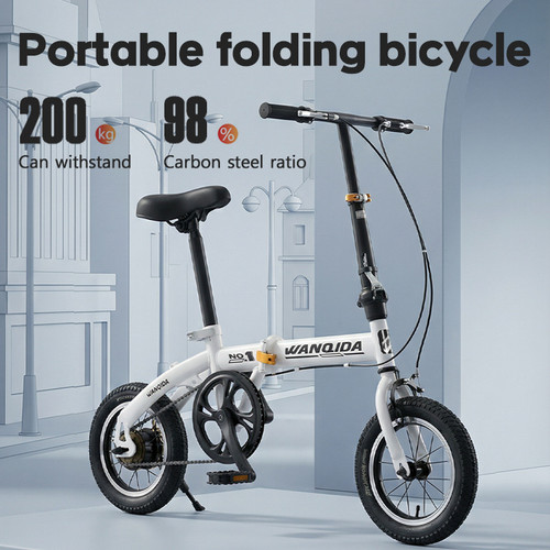 Folding Bicycle for Adults Teens Off-road Racing Mountain Bike Lightweight Portable