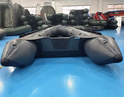 Hot Sale 18ft SFB-550 Thickened PVC Tube Aluminum Floor Fishing Boat with Reinforced Aluminum Transom