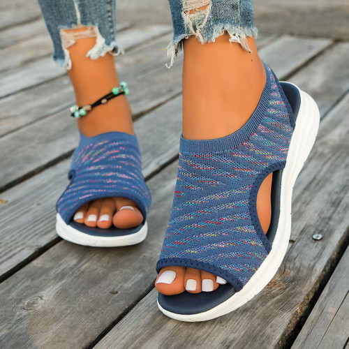 Women Dress Shoes Low Heel Wedges Shoes For Women Sandals With Arch Support Comfortable Sandals Women Flip Sandals Woman Luxury