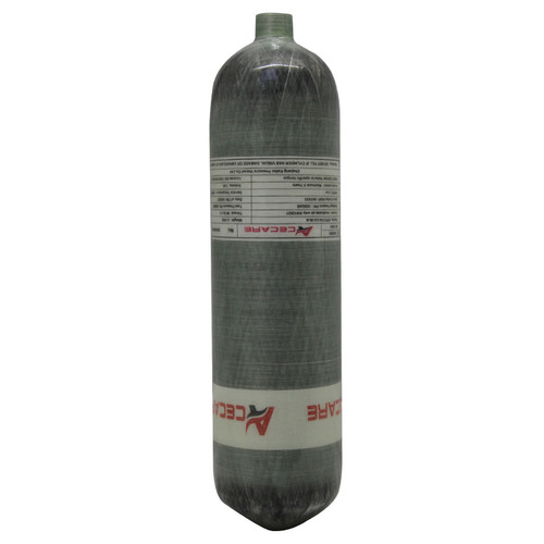 Acecare 3L CE Carbon Fiber Scuba Tank Aluminum Liner Composite Gas Cylinder for Diving and Fire Fighting