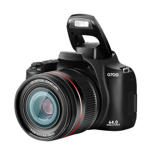 New  G700 4K 64MP WiFi Digital Video Camera Camcorder 3.0 Inch IPS Screen 12X Optical Zoom HD DSLR Camera