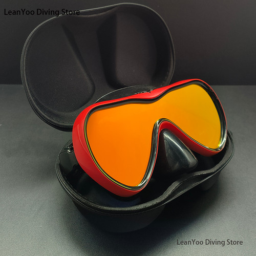 New Water Sports Adult Scuba Swimming Mask with Mirror Coating Lens UV Protection Mask Diving For Man Women