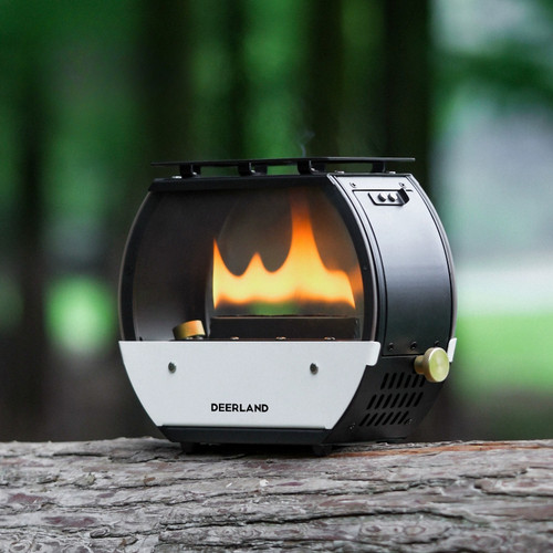 Camping Oil Lamp Stove Atmosphere ObservationBrazier Stainless Steel Lantern Stove Portable Cast Iron Furnace for Picnic Tea