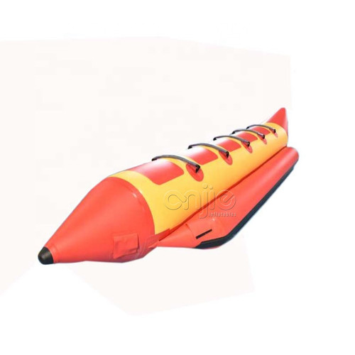 3 4 5 6 Persons Inflatable Banana Boat Inflatable Banana Tube Towable Floating Boat for Summer Water Game