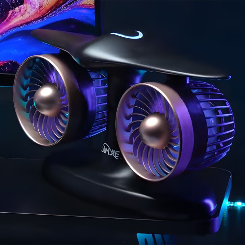 BETTER Creative Home Table Decoration Model Jet Engine Desk Fan Ornament