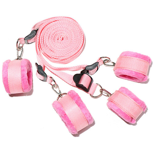Sex Toys For Woman Couples Bed Handcuffs Gear Bondage Set Ankle Cuff Restraints Strap Adult Game Goods Handcuffs Ankle Cuff Anal