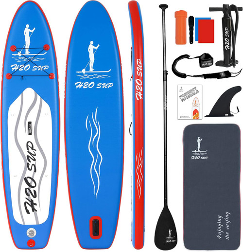 In Stock H2O Brand 10'6'' Inflatable Stand up Paddle Board (SUP) CE Certified 150kg Max Weight Full Accessories for Water Sports