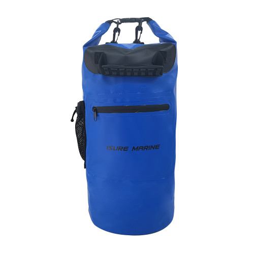 Blue Dry Bag Kayaking Boating Mountain Climbing Waterproof Bag Floating Lightweight  Shoulder Bag for Picnic