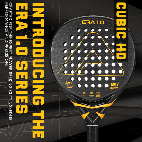 AMA SPORT Ready to Ship Teardrop Model 18K Carbon Fiber Advanced Padel Racket Padel Tennis Racket