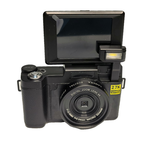 4K Dslr Camera With 3.0'' Tft 180 Degree Rotation Display and 16X Digital Zoom Digital Video Camera