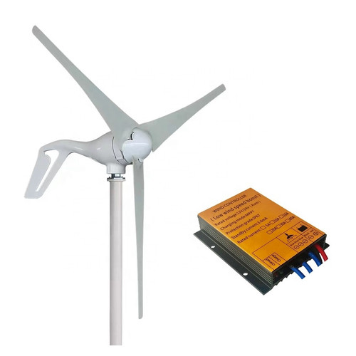 Wind Turbine Generator 400w 3 or 5 Blades S3 Series 12v 24v  48v Wind Generators and Windmill with Free MPPT Controller CE