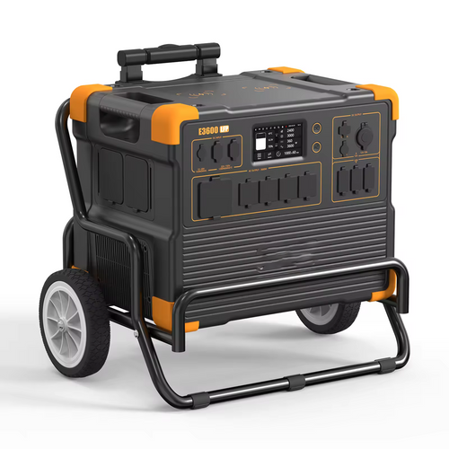 E3600LFP 3600W Portable Solar Generator 3072wh Solar Big Power Station with 120V 240V Split Phase Bonding for Home Storage