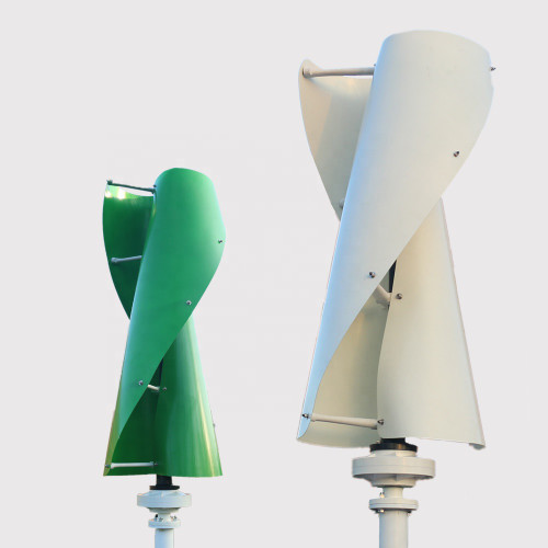 Noiseless 3KW Vertical Axis Wind Turbine Generator High Efficient VAWT for Home