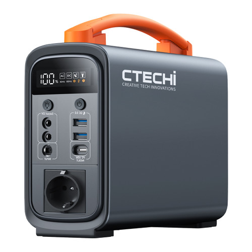 Portable 200W Lithium Ion LiFePo4 Battery Solar Power Supply Generator Power Bank Station