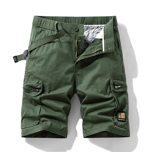 Summer Washed Tooling Shorts Men's Trendy Brand Outdoor Casual plus size Japanese Pants Men's Five-point Waist