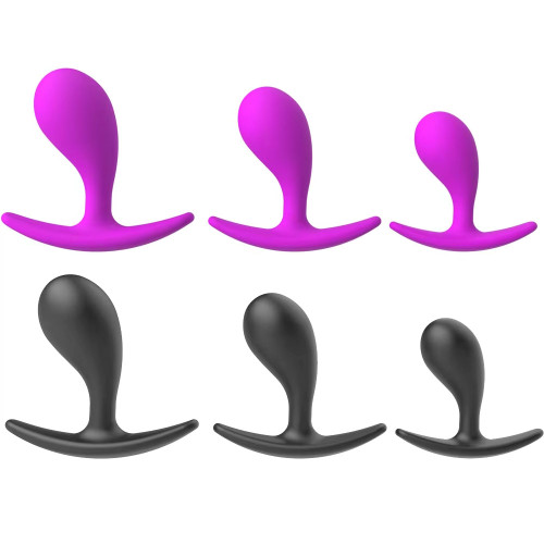 Silicone Anchor - Shaped Anal Plug with Beads - Portable for Outdoor Wear, Unisex, Factory - Direct  Popular Adult Product