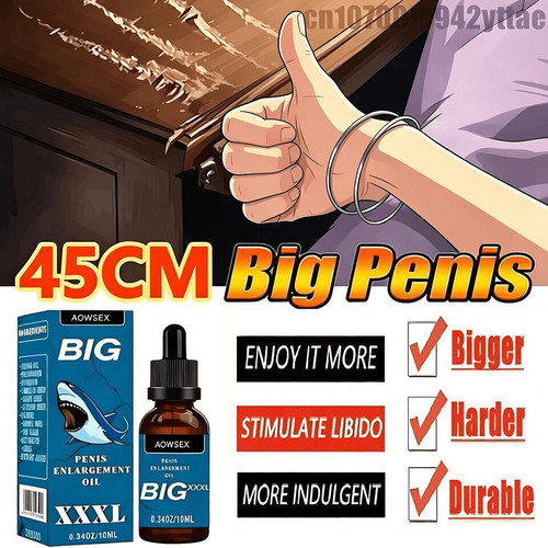 Permanent growth Big Dick Enlargement oil Sex Gel Increase Size Male Delay Erection oil for Men Growth Thicken Adult Products