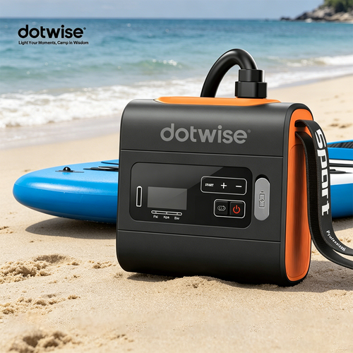 Portable Outdoor Camping Air Pump SUP Air Pump 22PSI Electric Air Pump for Paddleboards Kayaks Fishing Boats Inflatable Tents