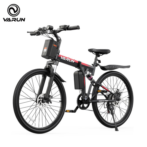 Varun M26-3 Pro Adult Electric Bike, 750W Peak Power Electric Road Bicycle, 48V 7.8Ah Battery, 26" MTB Mountain Ebike, 20MPH