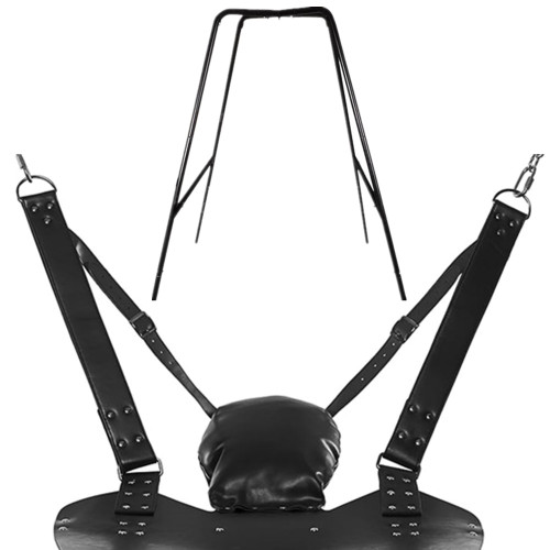 Sex Sling with Removable Stirrups and Hanging Swing Stand Freestanding Erotic Furniture for Couples Adult Toys Erotic Games