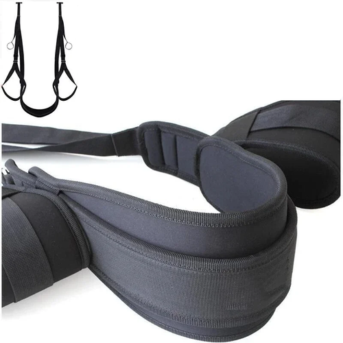 Door Sex Swing with Seat - Sexy Slave Bondage Love Slings for Adult Couples with Adjustable Straps, Holds Up To 300lbs