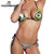 Bikini 2025 Plavky Mujer Sexy Set Swimsuit biquini Skull Printed Women Bra Swimwear Green Bathing Suit Bikinis  Y03002