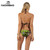 Bikini 2025 Plavky Mujer Sexy Set Swimsuit biquini Skull Printed Women Bra Swimwear Green Bathing Suit Bikinis  Y03002