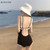 Bikini Sets Women Backless New Ins Swimwear Design Trendy Patchwork Elegant Ladies Simple Vacation Sexy Casual Cozy