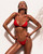 Bikini 2025 New Women's Split Solid Color Adjustable Size Swimsuit