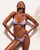 Bikini 2025 New Women's Split Solid Color Adjustable Size Swimsuit