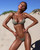 Bikini 2025 New Women's Split Solid Color Adjustable Size Swimsuit