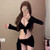 Bikini Swimsuit Women's 2025 New Four-piece Set White Sexy Slim and Split Vacation Hot Springs Europe and America