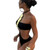 Beach Outfits Woman Bikini Backless Black Set Bikinis High Waist Bottom Swimsuit Women's Two-piece Two Piece Swimsuit Beachwear