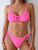 Bikini Women Swimsuit 2026 New Solid Ribbed Sling Bikinis Set Sexy Lace Up Swimwear Summer Two Piece Beach Bathing Suit Female