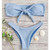 Sexy Bikini Bottoms Women's 2025 Swimsuit Low Waisted Bottom Solid Color Swimwear Thong Beachwear Brazilian Bathing Suit Summer